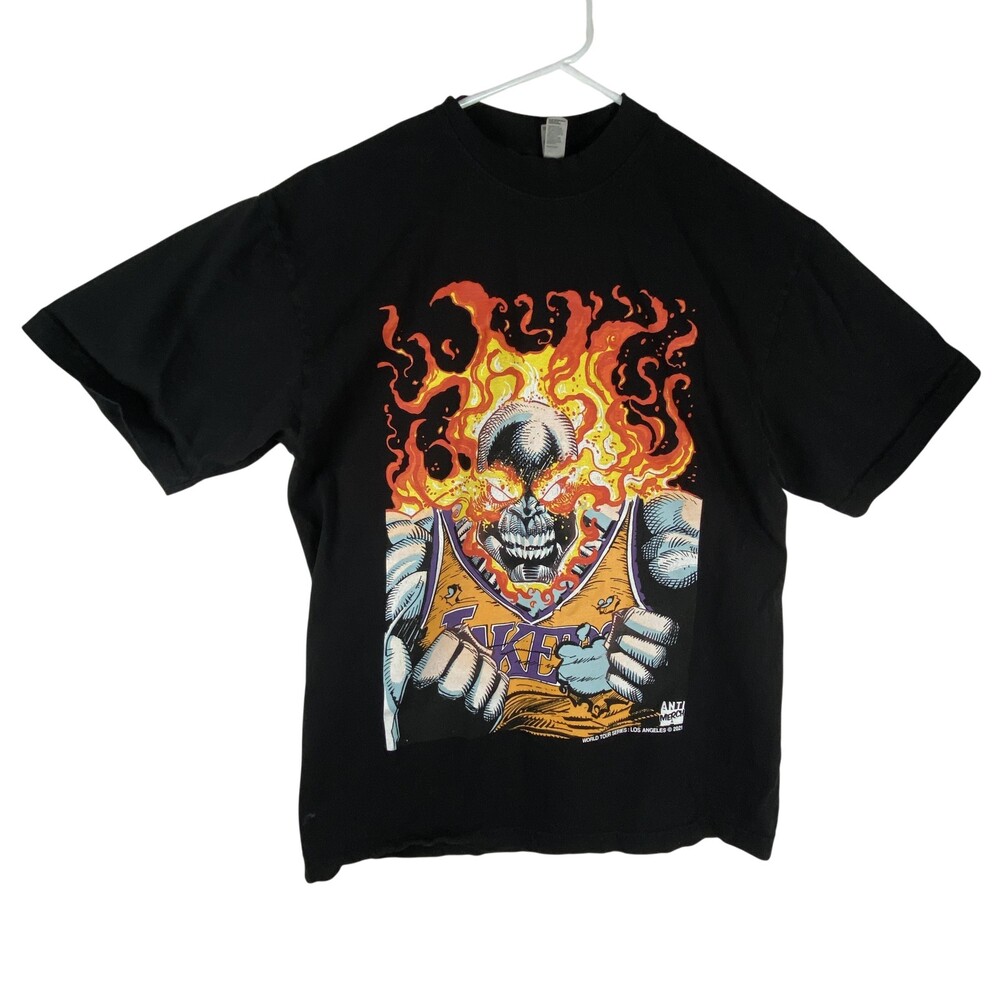 Los Angeles Lakers Shirt Mens Medium NBA Basketball Graphic Los Angeles Apparel